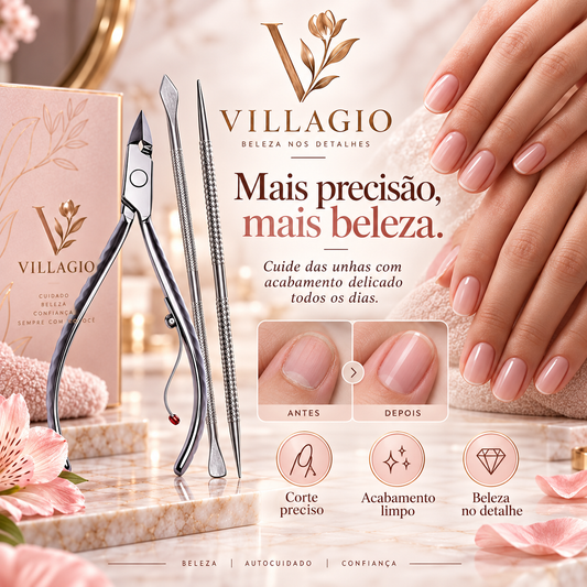 Kit Manicure Premium 3 em 1