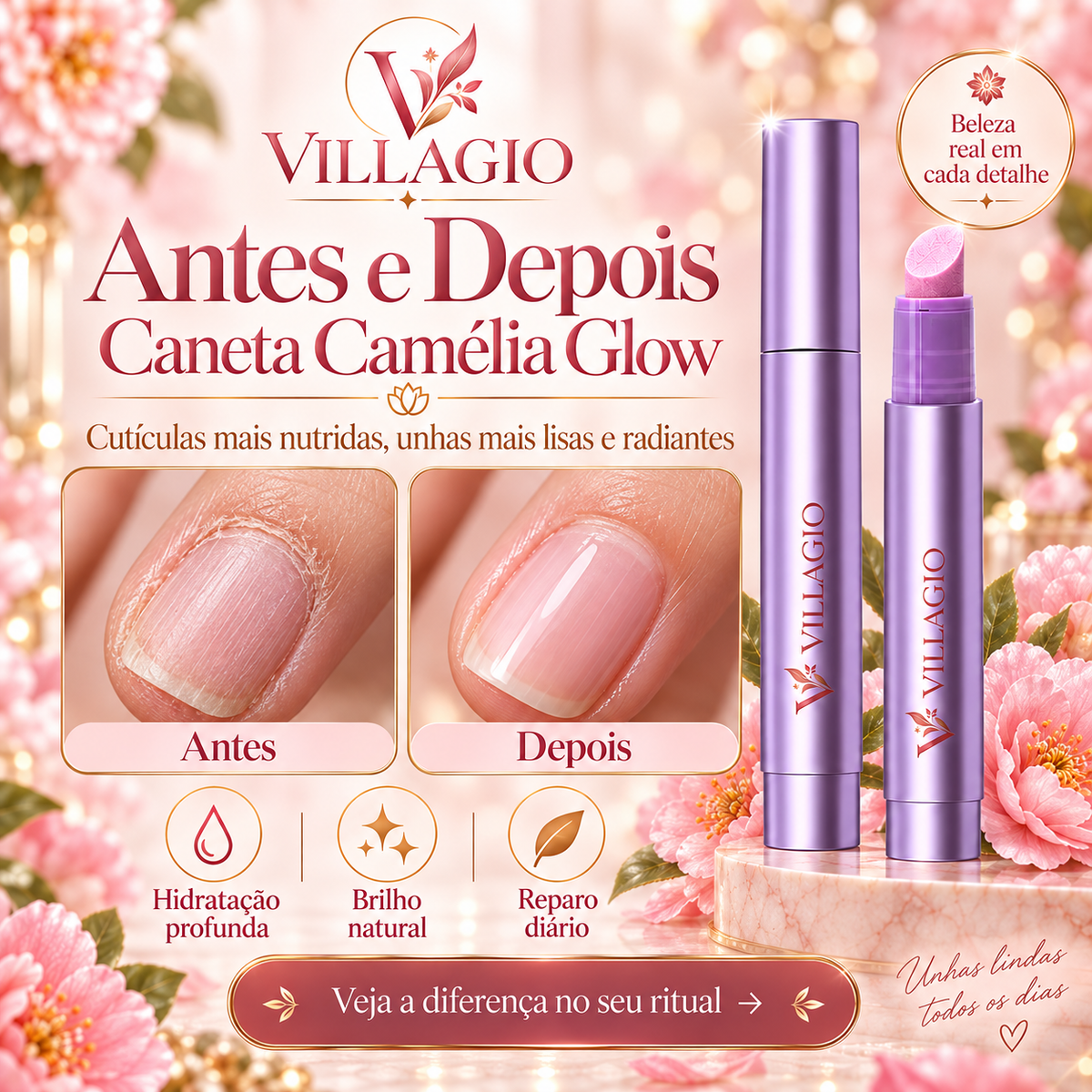 Caneta Camélia Glow™